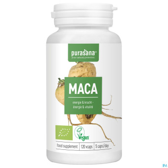 Purasana vegan maca 300mg bio    v-caps 120