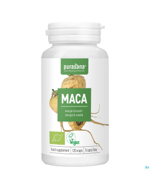 Purasana vegan maca 300mg bio    v-caps 120