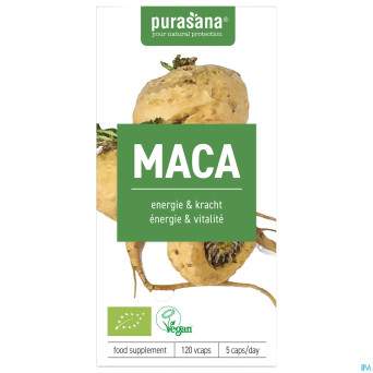 Purasana vegan maca 300mg bio    v-caps 120