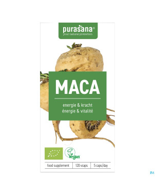 Purasana vegan maca 300mg bio    v-caps 120