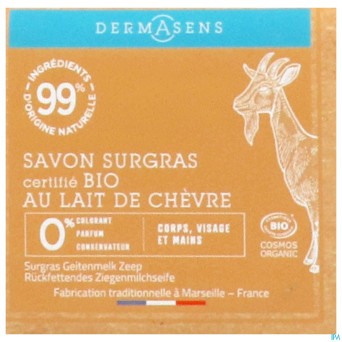 Marque v dermasens savon solide lait chev. bio100g