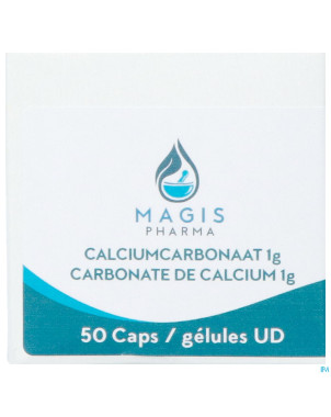 Calcium carbonate 1g comp  50 magis
