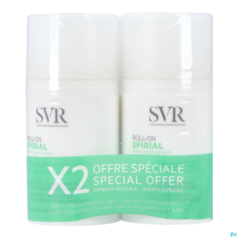 Svr spirial deo roll-on 2x50ml