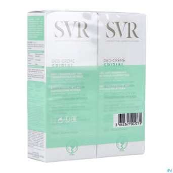 Svr spirial deo creme 2x50ml    nf