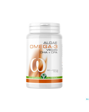 Soria sport nutrition alg.om.3veg.dha+dpa perles60