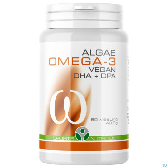 Soria sport nutrition alg.om.3veg.dha+dpa perles60