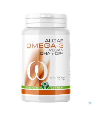 Soria sport nutrition alg.om.3veg.dha+dpa perles60