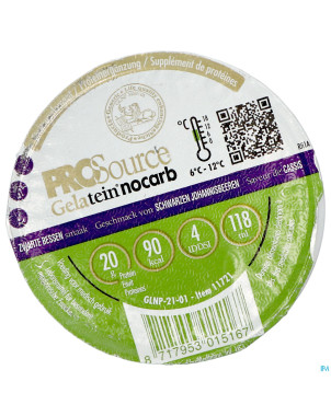 Prosource gelatein nocarb cassis 20g protein 118ml