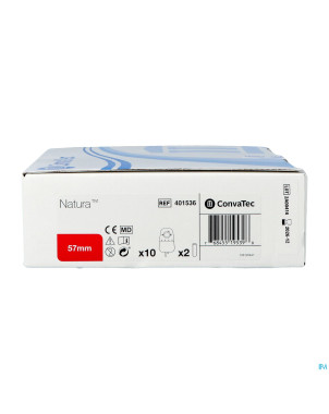 Natura p/uro stand robinet pliable transp 57mm 10
