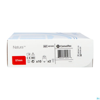 Natura p/uro stand robinet accuseal transp 57mm 10