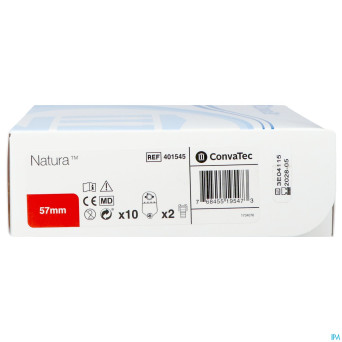 Natura p/uro stand robinet accuseal transp 57mm 10