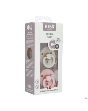 Bibs 2 sucette duo haze/blossom 2