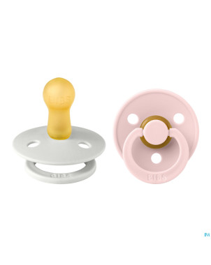 Bibs 2 sucette duo haze/blossom 2