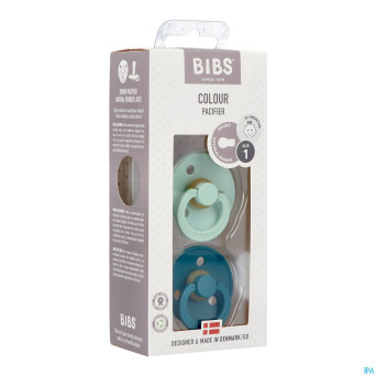 Bibs 1 sucette duo mint/forest lake 2