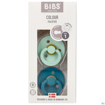 Bibs 1 sucette duo mint/forest lake 2