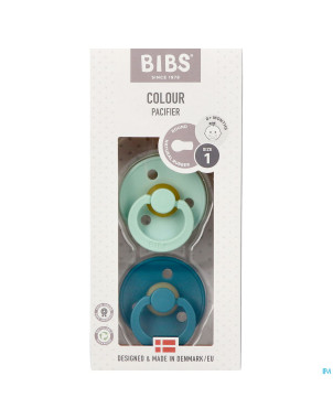 Bibs 1 sucette duo mint/forest lake 2