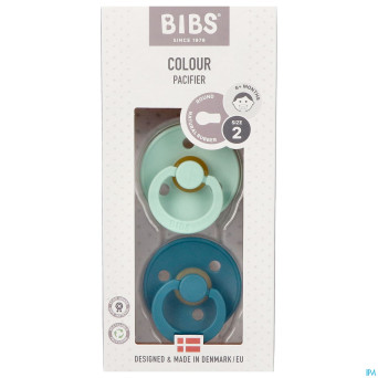 Bibs 2 sucette duo mint/forest lake 2