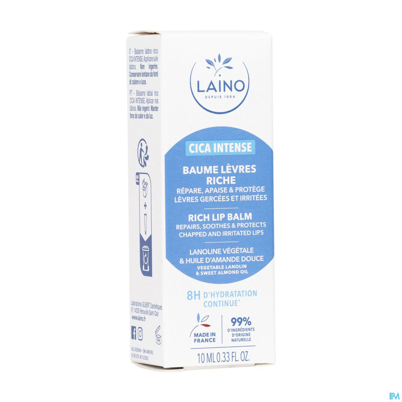 Laino baume levres cica naturel    tube 10ml