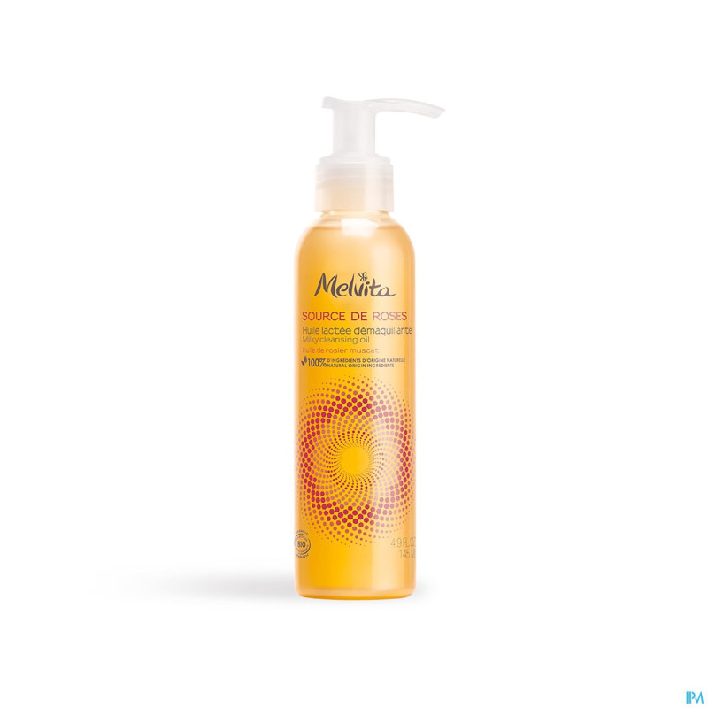 Melvita huile lactee demaquillante    145ml