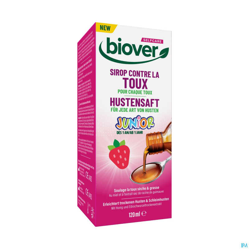 Biover selfcare sirop toux junior    120ml