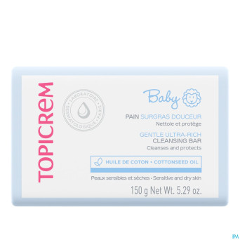 Topicrem baby mon 1er pain surgras douceur 150g nf