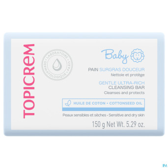 Topicrem baby mon 1er pain surgras douceur 150g nf