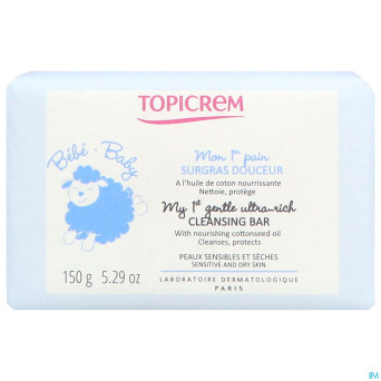 Topicrem baby mon 1er pain surgras douceur 150g nf