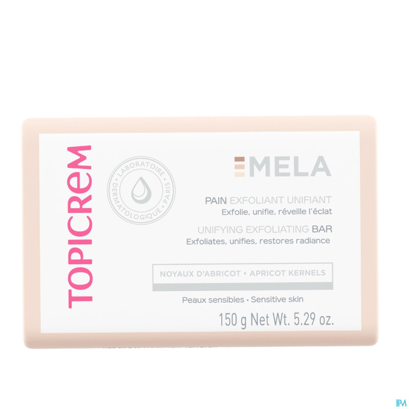 Topicrem mela pain exfoliant unifiant    150g nf
