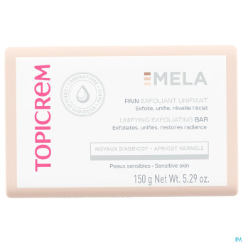 Topicrem mela pain exfoliant unifiant    150g nf