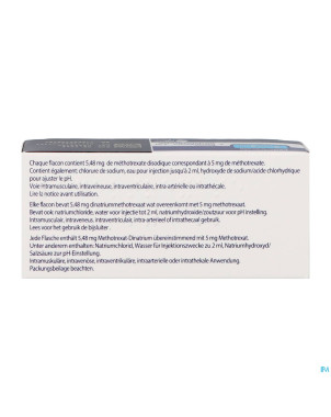 Ledertrexate  5mg/2ml sol inj fl inj  5