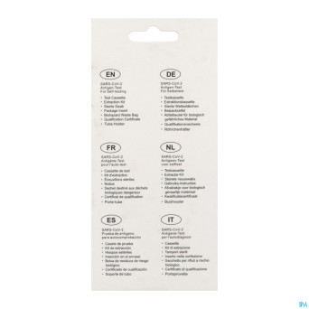 Sejoy sars-cov-2 a/gen rapid test kit    1 belscan