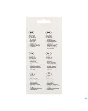 Sejoy sars-cov-2 a/gen rapid test kit    1 belscan