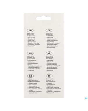 Sejoy sars-cov-2 a/gen rapid test kit    1 belscan