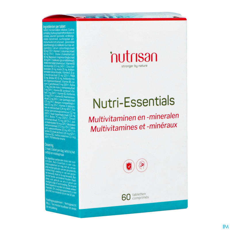 Nutri essentials    comp 60    nutrisan