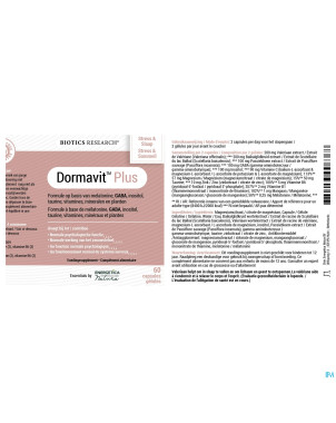 Dormavit plus    caps 60