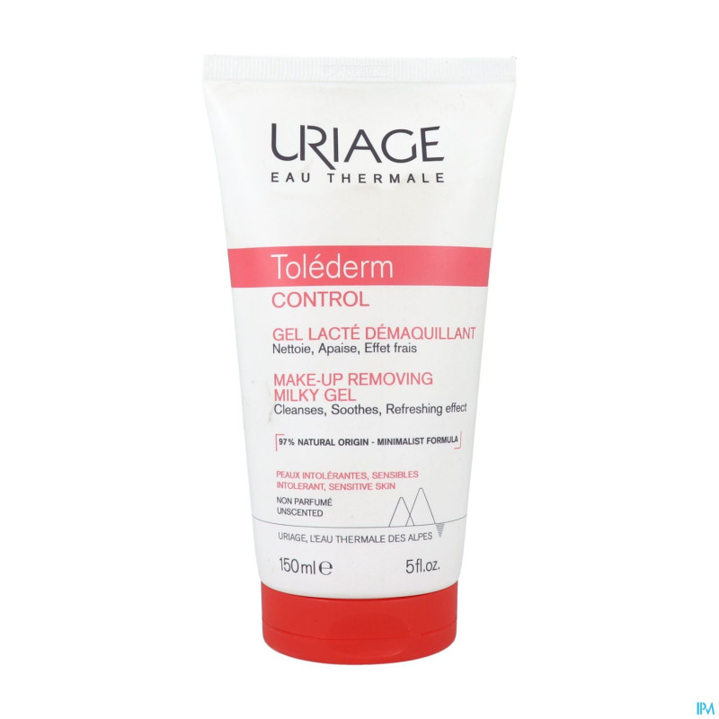 Uriage tolederm control gel demaquillant    150ml