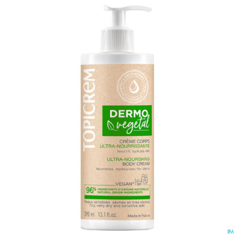 Topicrem dermovegetal ultra-nouris. cr corps 390ml