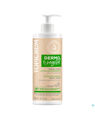 Topicrem dermovegetal ultra-nouris. cr corps 390ml