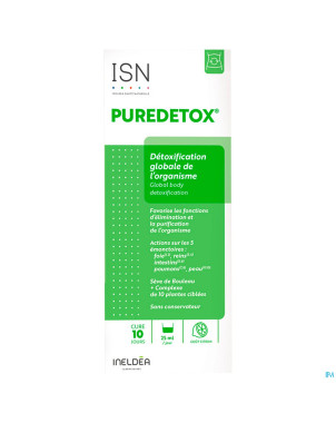 Ineldea puredetox complexe 9 plantes    250ml