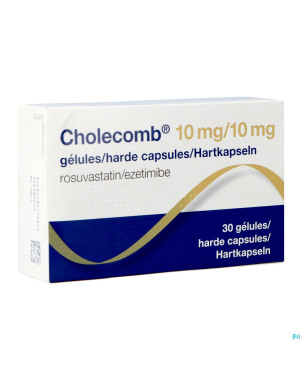 Cholecomb 10mg/10mg caps dur    30