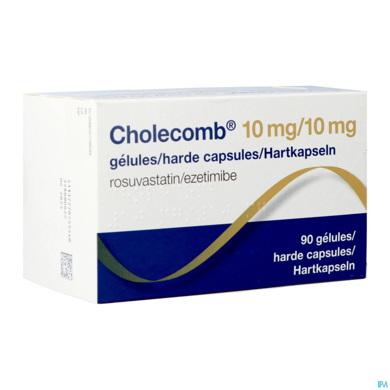 Cholecomb 10mg/10mg caps dur    90