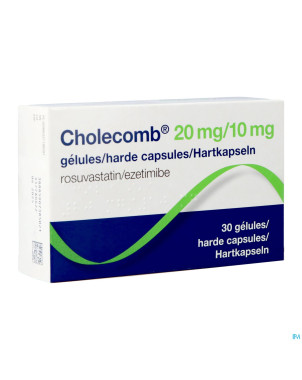 Cholecomb 20mg/10mg caps dur    30