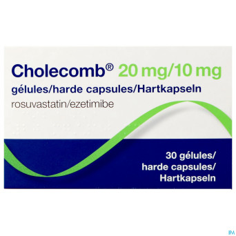 Cholecomb 20mg/10mg caps dur    30