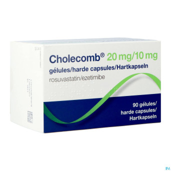 Cholecomb 20mg/10mg caps dur    90