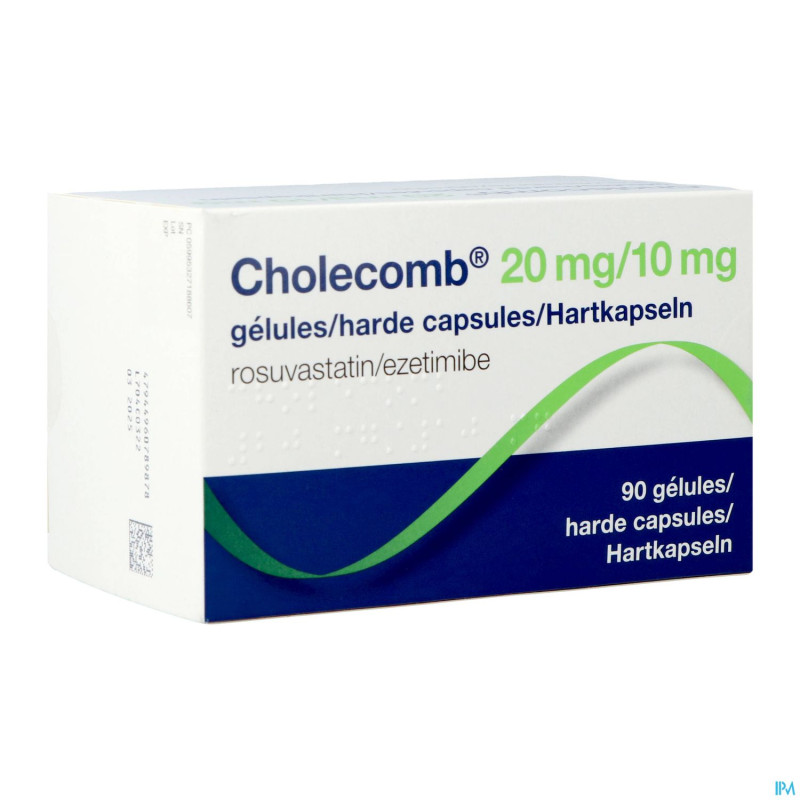 Cholecomb 20mg/10mg caps dur    90