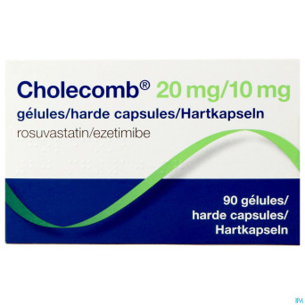 Cholecomb 20mg/10mg caps dur    90