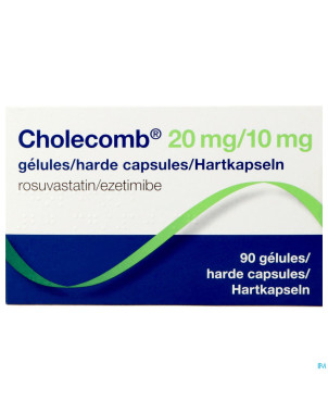Cholecomb 20mg/10mg caps dur    90