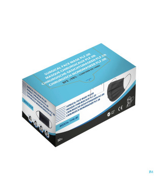 Masque chirurgicaux plf iir noir 50    infinity