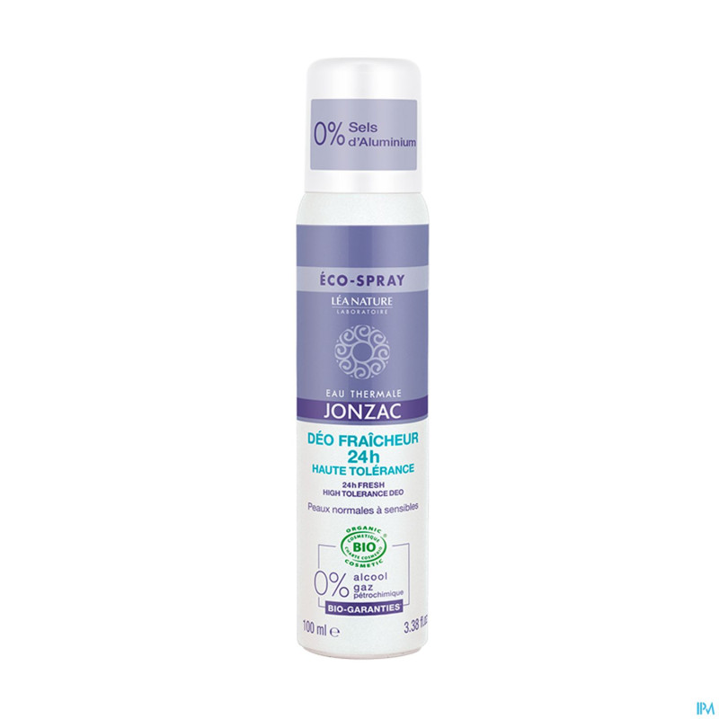 Jonzac rehydrate deo fraicheur 24h spray bio 100ml