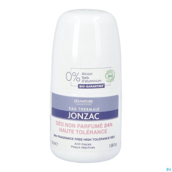 Jonzac reactive deo haute t. s/parfum 24h bio 50ml